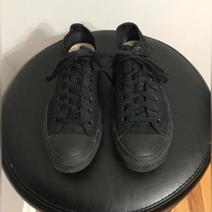 Converse All Star Unisex Black Canvas Low Top Sneakers